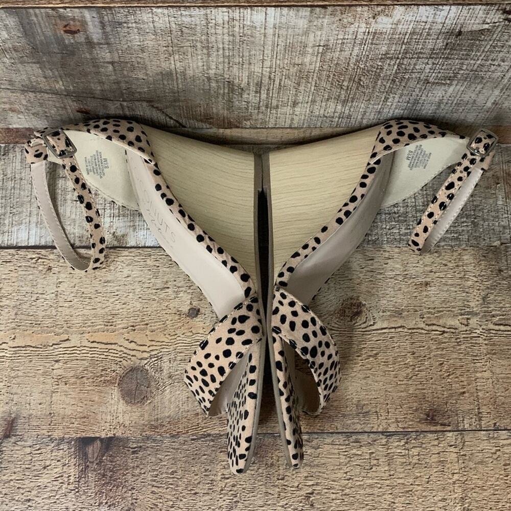 Coconuts By Matisse Leopard Print Sandals Wedge H… - image 6